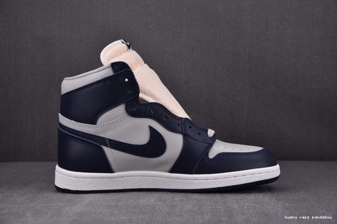 Rep Husky Jordan 1 Georgetown 85 High Air BQ4422-400 0628